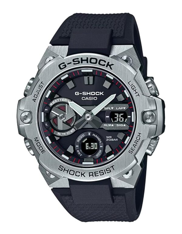 Casio G-Shock  GST-B400 Men’s Watch BLACK WITH SILVER HEAD