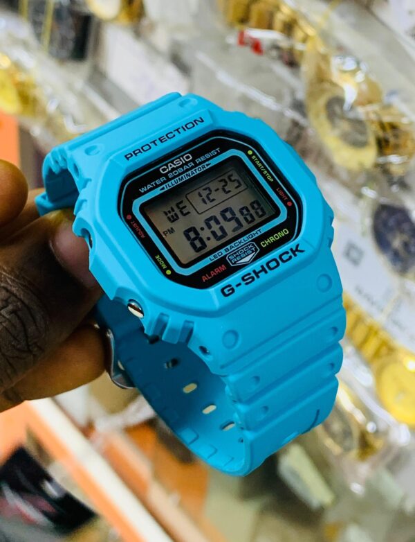 Casio G-Shock DW-5600BB-1 Blue Resin Digital Men's Watch