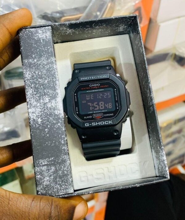 Casio G-Shock DW-5600BB-1 Black Resin Digital Men's Watch