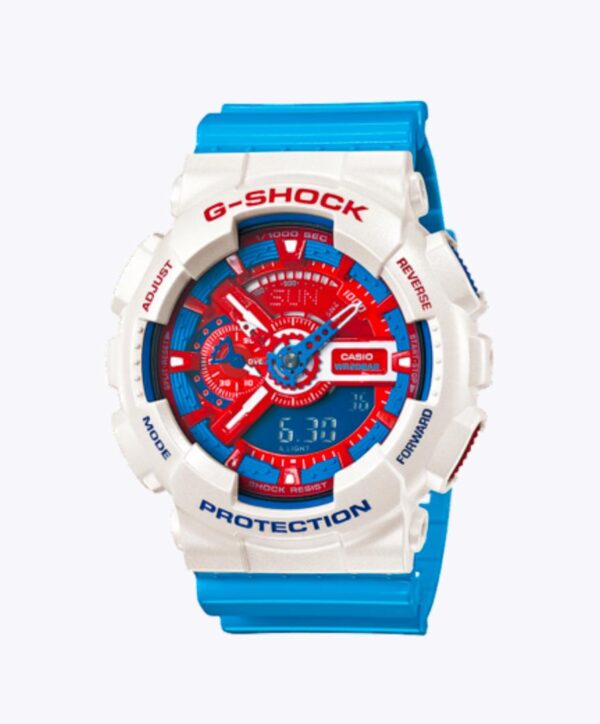 CASIO G SHOCK MEN'S LIMITED EDITION GA110AC RED & BLUE SERIES